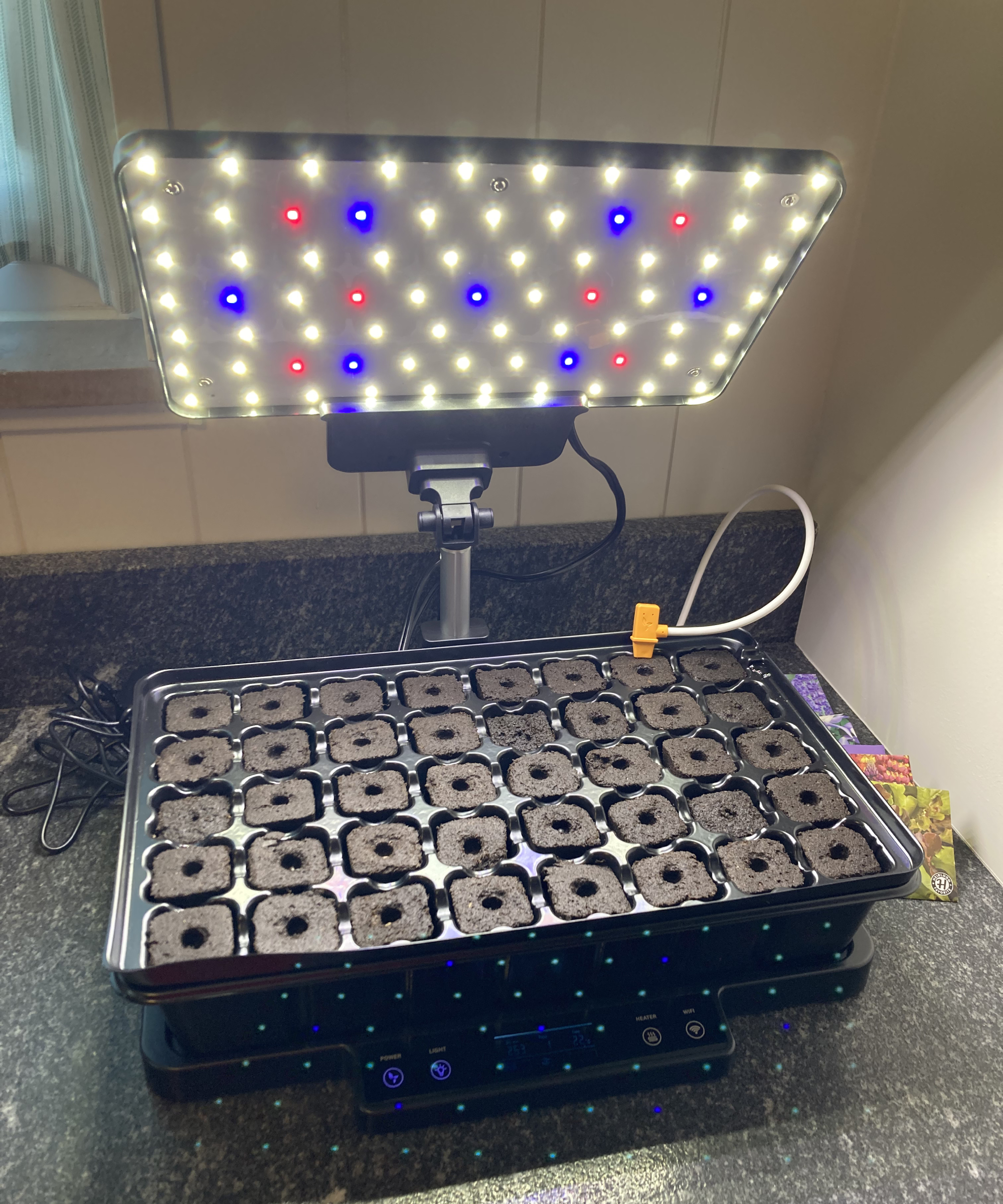 letpot seed starter led grow light