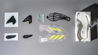 Adidas Adizero Pro Evo 1 components flat lay