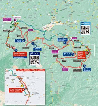 Maps and profiles of the 2022 Vuelta a Espana stages