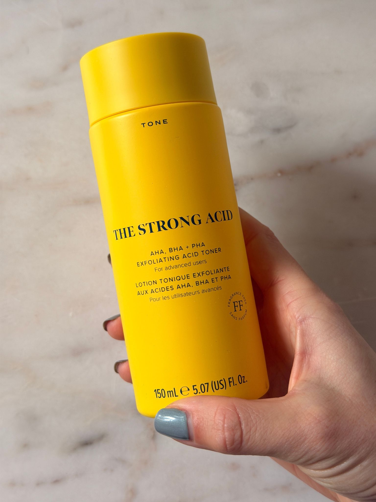 A bottle of the Skin Rocks toner