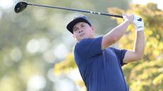 Karl Vilips of Australia plays his shot from the 14th tee during the first round of the Nationwide Children's Hospital Championship 2024 at Ohio State University Golf Club on September 19, 2024 in Columbus, Ohio.