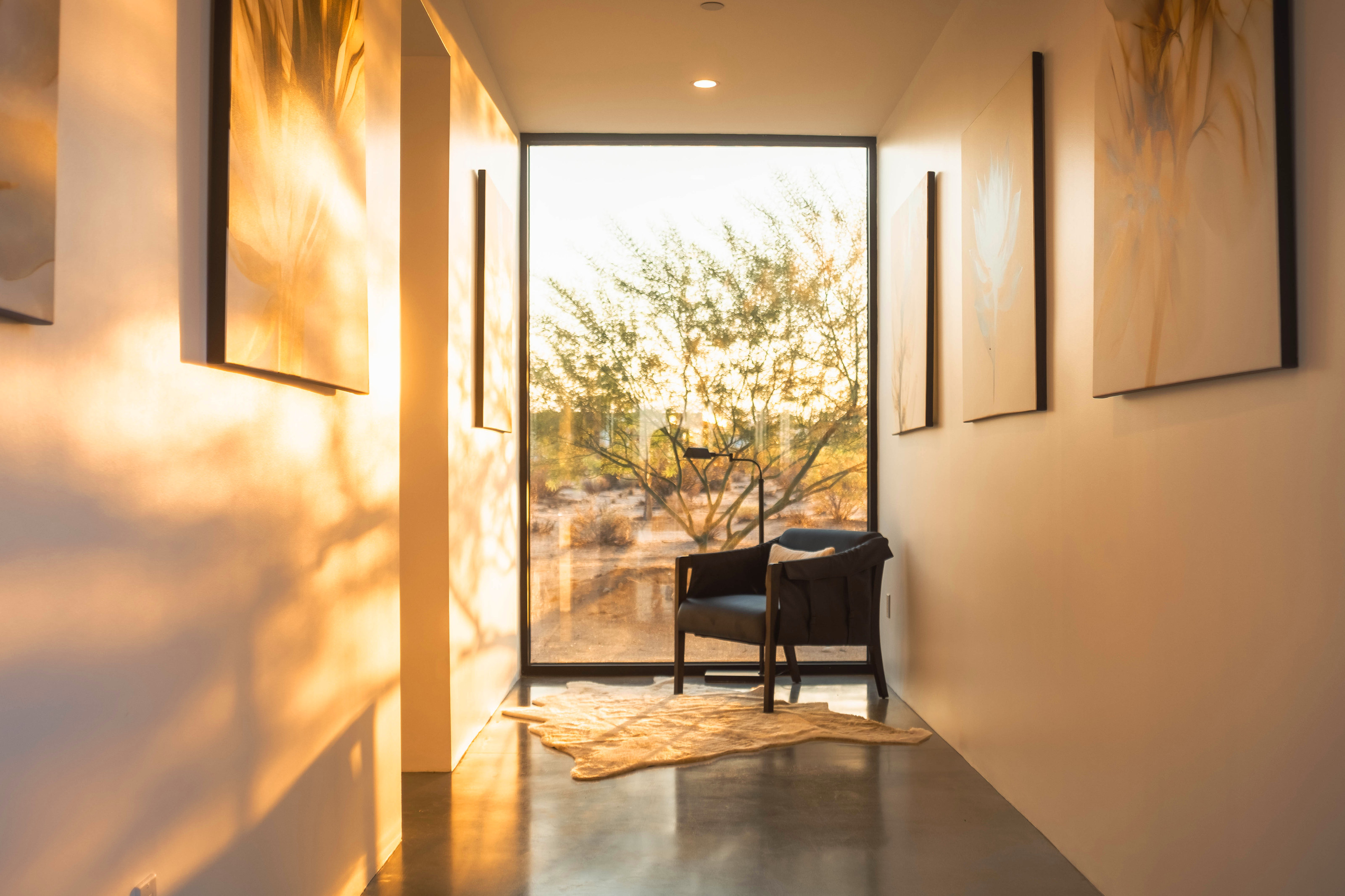 Hallway view, Casamia, Joshua Tree