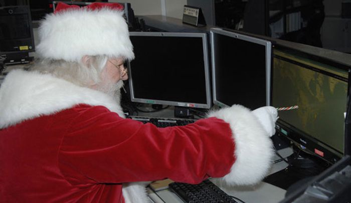 santa claus, christmas, technology, tracking Santa