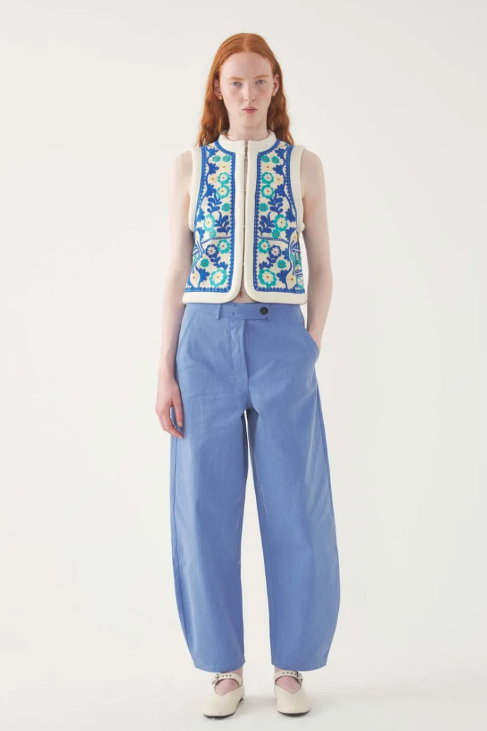 Antik Batik, Embroidered Vest Ossie