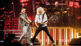 Adam Lambert, Brian May and Roger Taylor