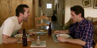 Rob McElhenney and Glenn Howerton in It's Always Sunny in Philadelphia Episode Mac & Dennis Move To The Suburbs
