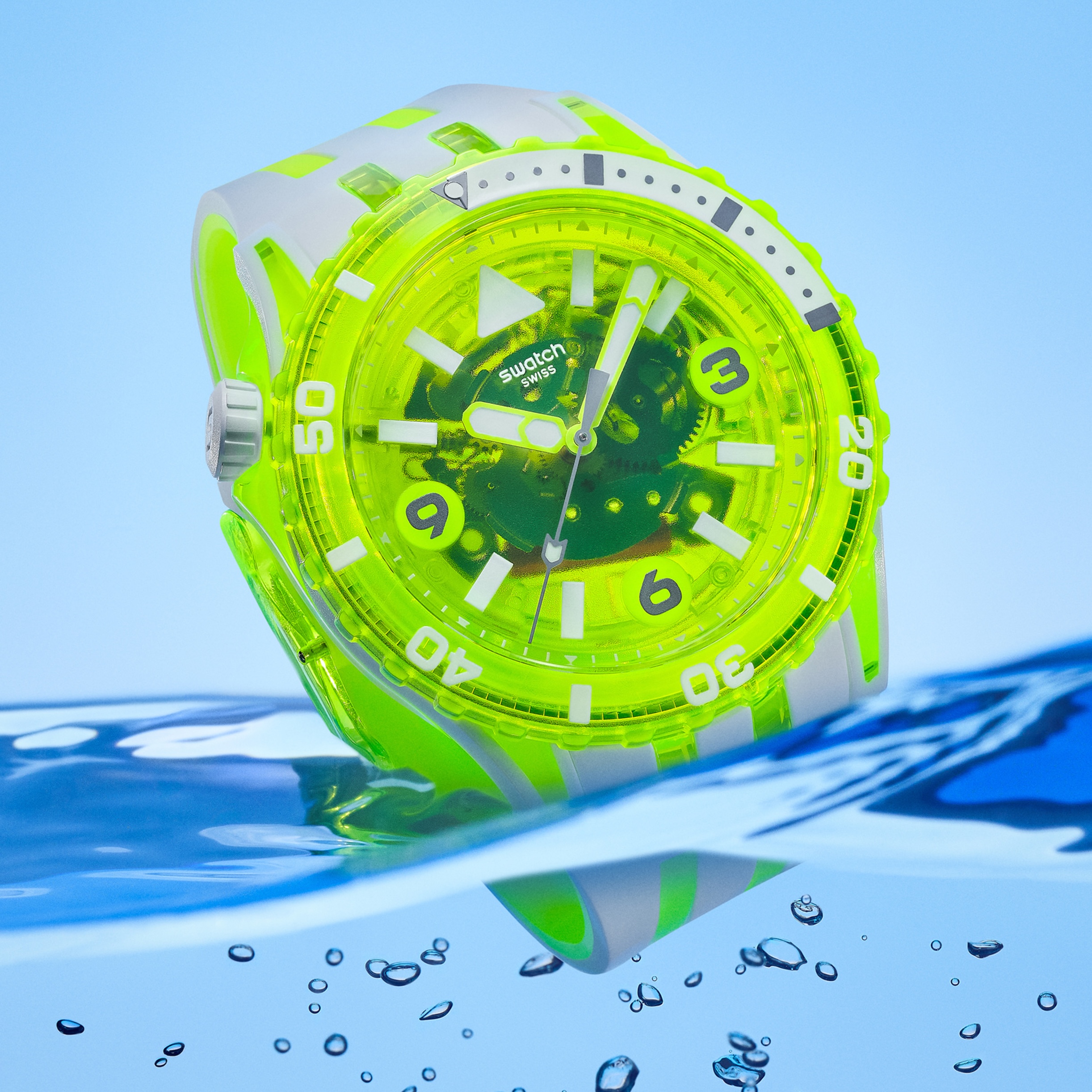 Swatch ScubAqua collection green