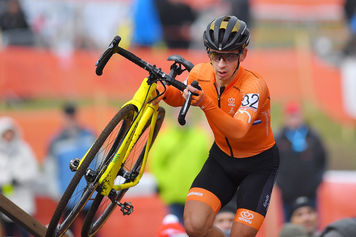 Lars van der Haar at the European Cyclo-cross Championships