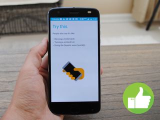 Helpful Moto Actions gestures to speed things up