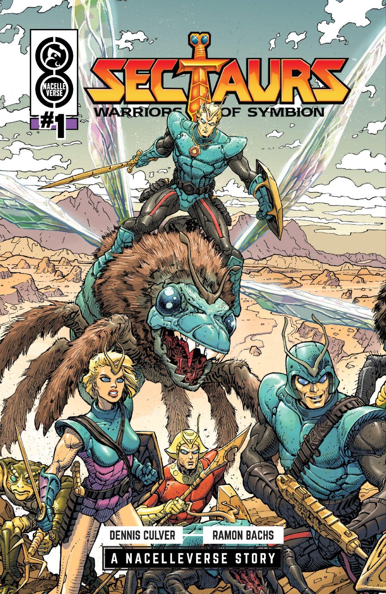 Cover art from Sectaurs #1