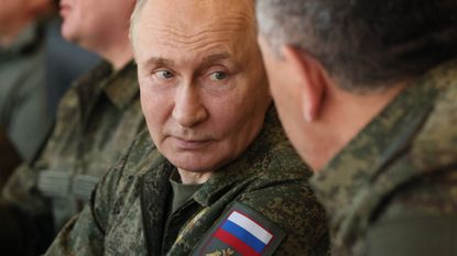 Vladimir Putin watches the Zapad 2025 military drills
