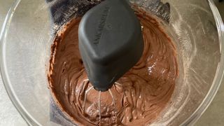 Ankarsrum Stand Mixer making cake mix