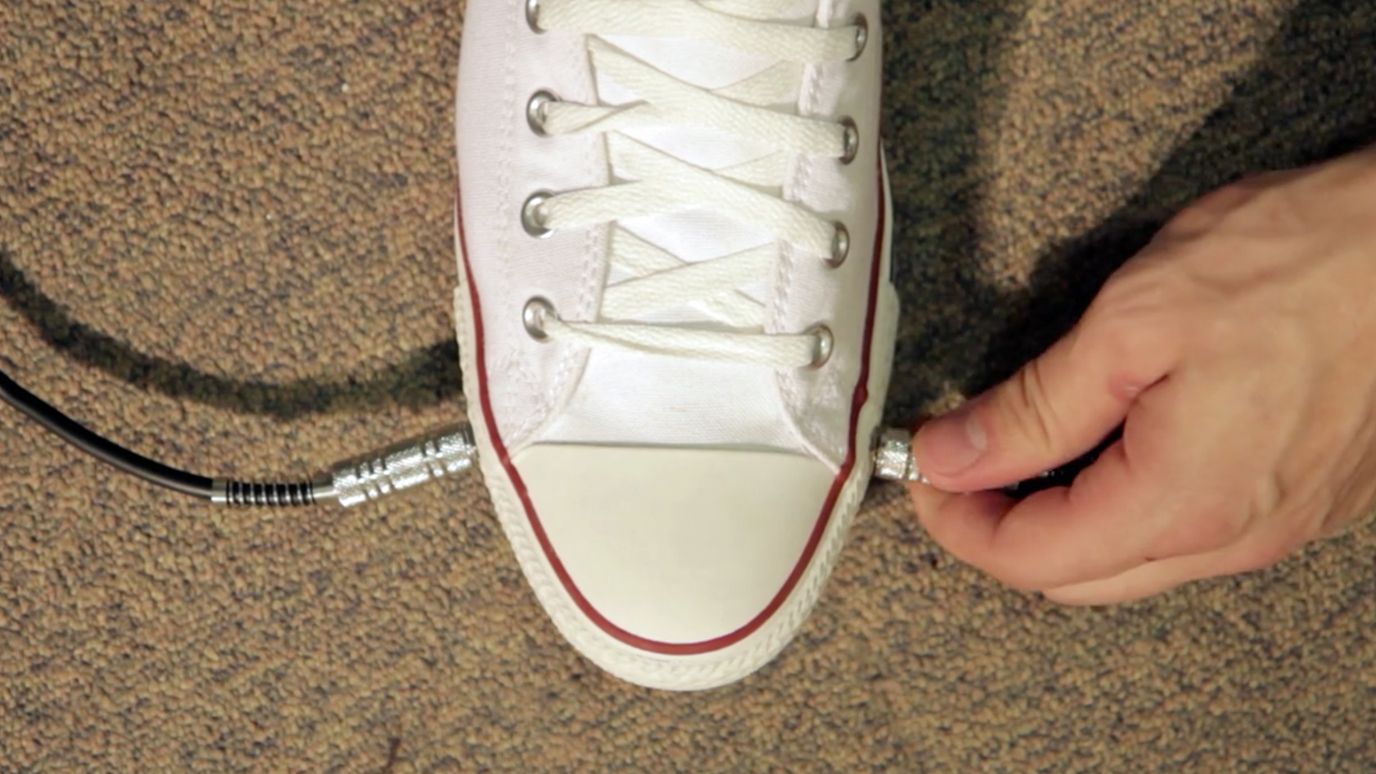 Converse All Star combined with wah wah guitar pedal Louder