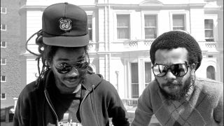 Dr Know and Darryl Jenifer of Bad Brains at Lancaster Gate Hotel, London, 8 May 1987.