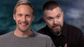 Alexander Skarsgard and Robert Eggers in an interview with CinemaBlend.