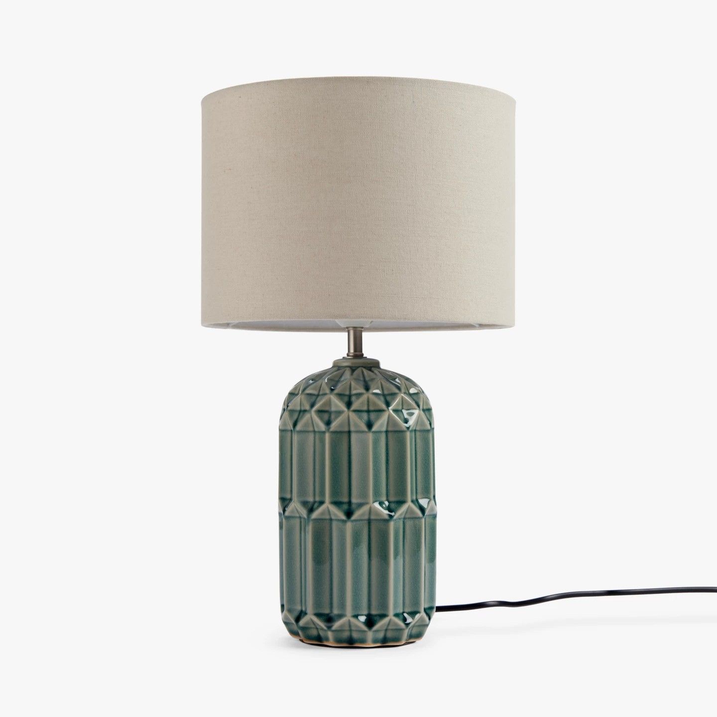 Green table lamp