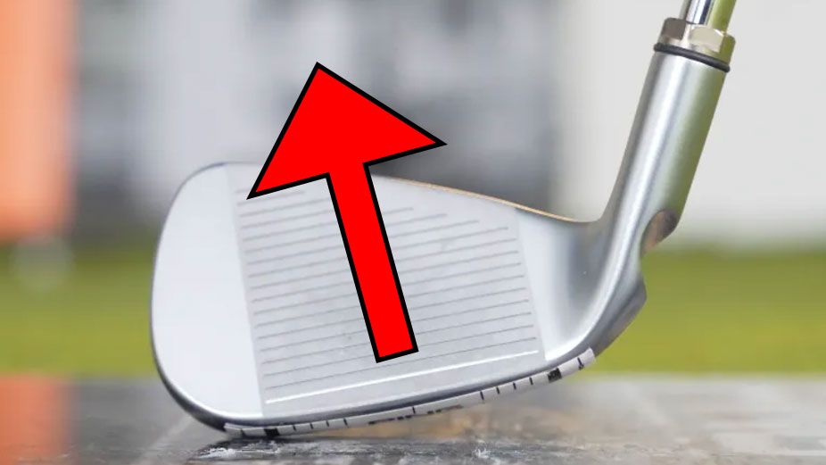 Photo showing a lie angle that is too flat