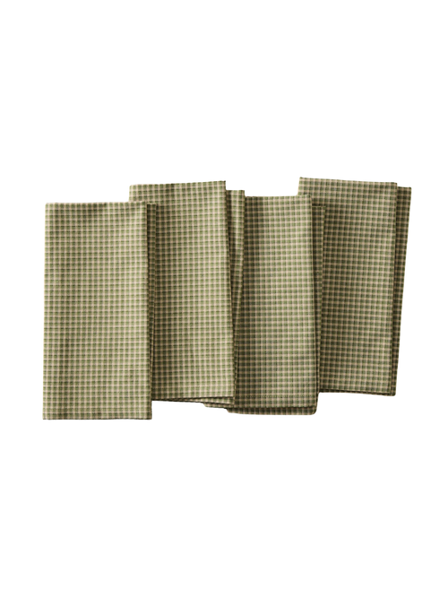 Gingham Cotton Napkin Sets
