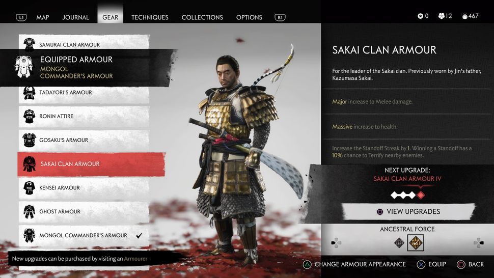 Best Ghost of Tsushima armor: all Ghost armor, Gosaku, Kensei, and more ...