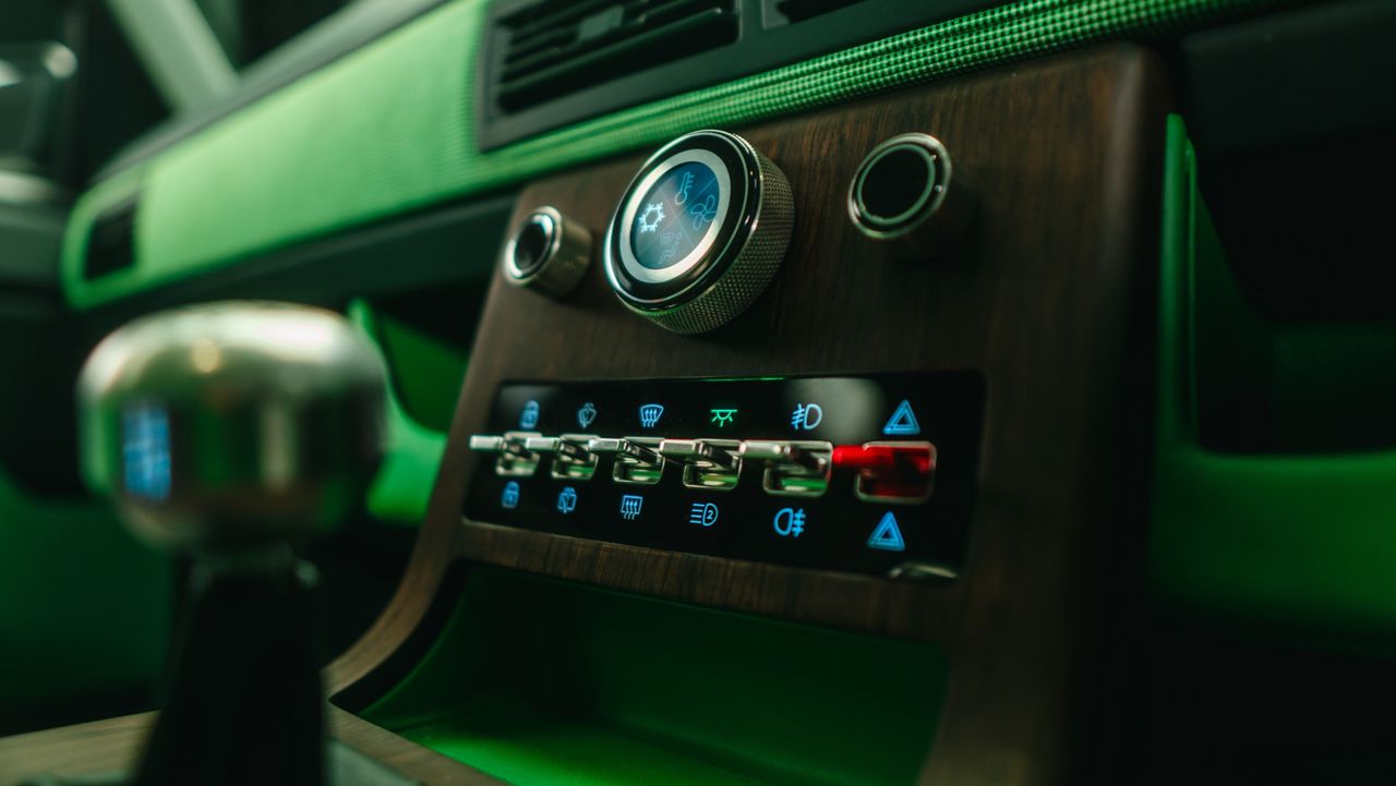The bespoke interior of Kermit