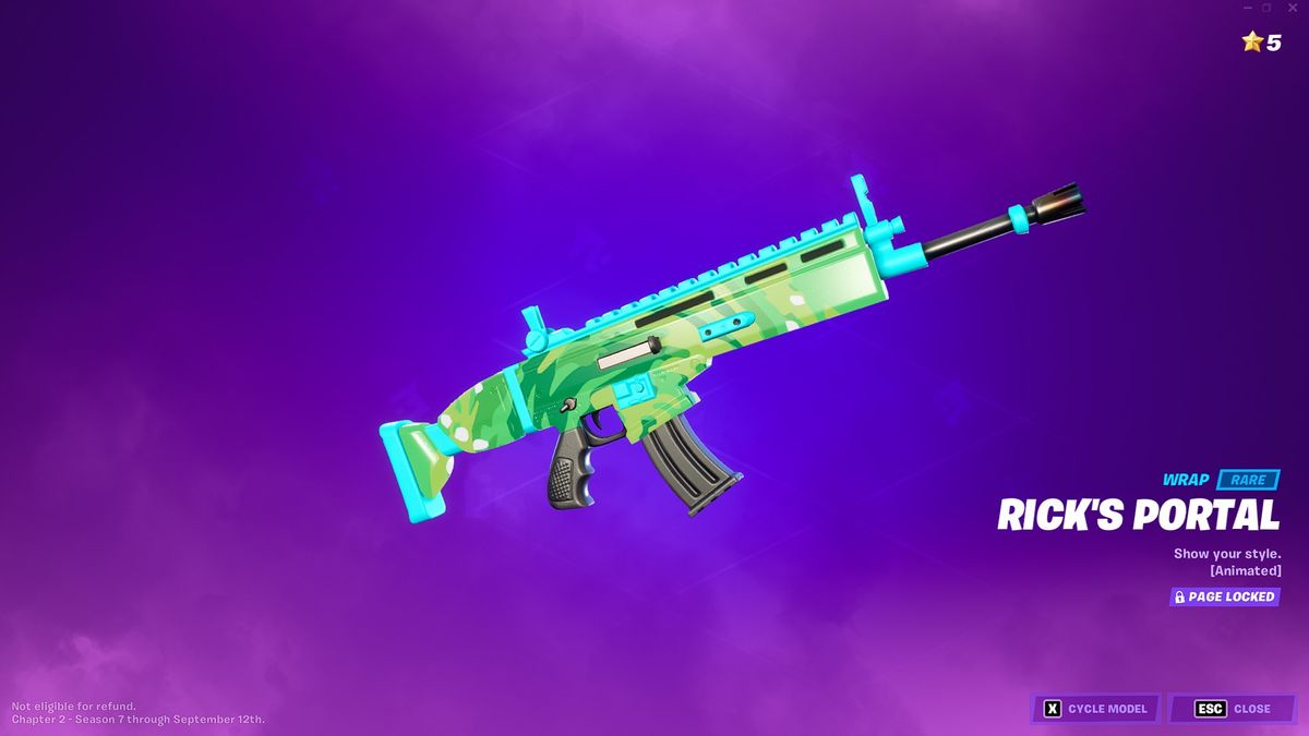 fortnite rick and morty