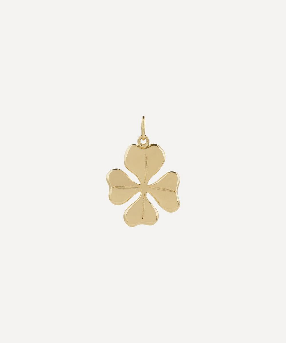 Gold-Plated Lucky Shamrock Charm