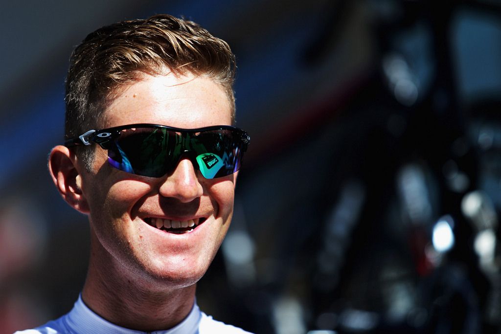 A smiling Calvin Watson ahead of the race