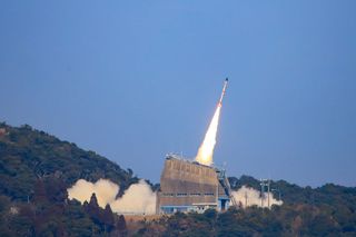 The Japanese Aerospace Exploration Agency successfully launched a modified SS-520 sounding rocket carrying the TRICOM-1R cubesat from the Uchinoura Space Center in Japan on Feb. 3, 2018.