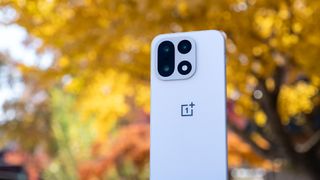 The back of the Sand Storm OnePlus 15