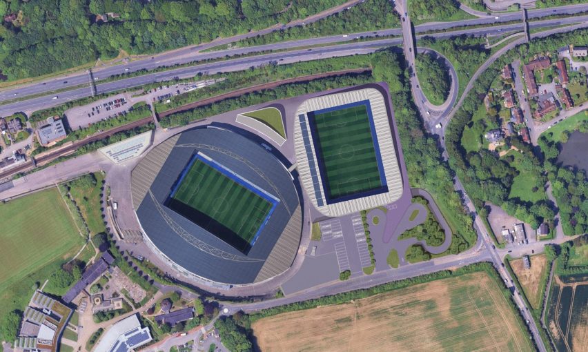 Brighton &amp;amp; Hove Albion's new ground will be connected to the Amex via a bridge