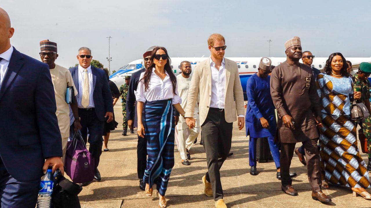 Prince Harry and Meghan Markle in Nigeria