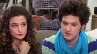 Jenny Slate and Ben Schwartz as Mona Lisa and Jean-Ralphio Saperstein on Parks and Recreation