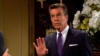 Peter Bergman as Jack Abbott a little shocked in The Young and the Restless