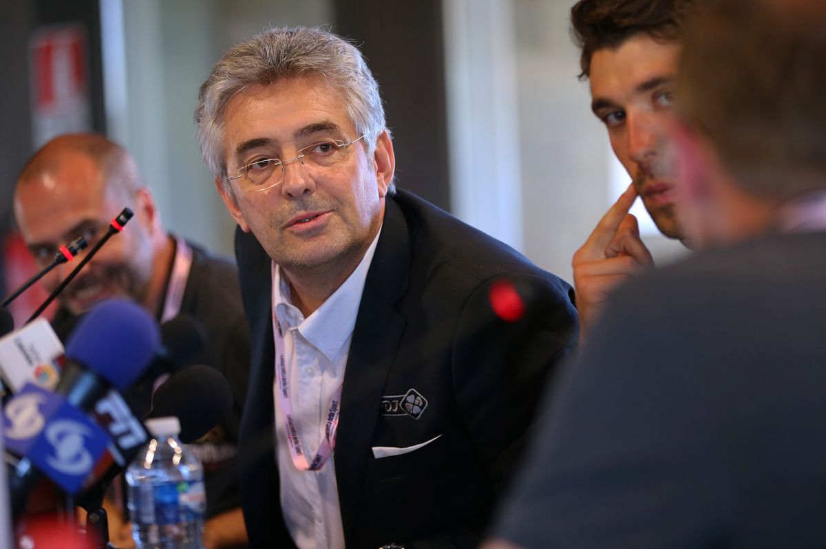 Marc Madiot was also on hand at the press conference