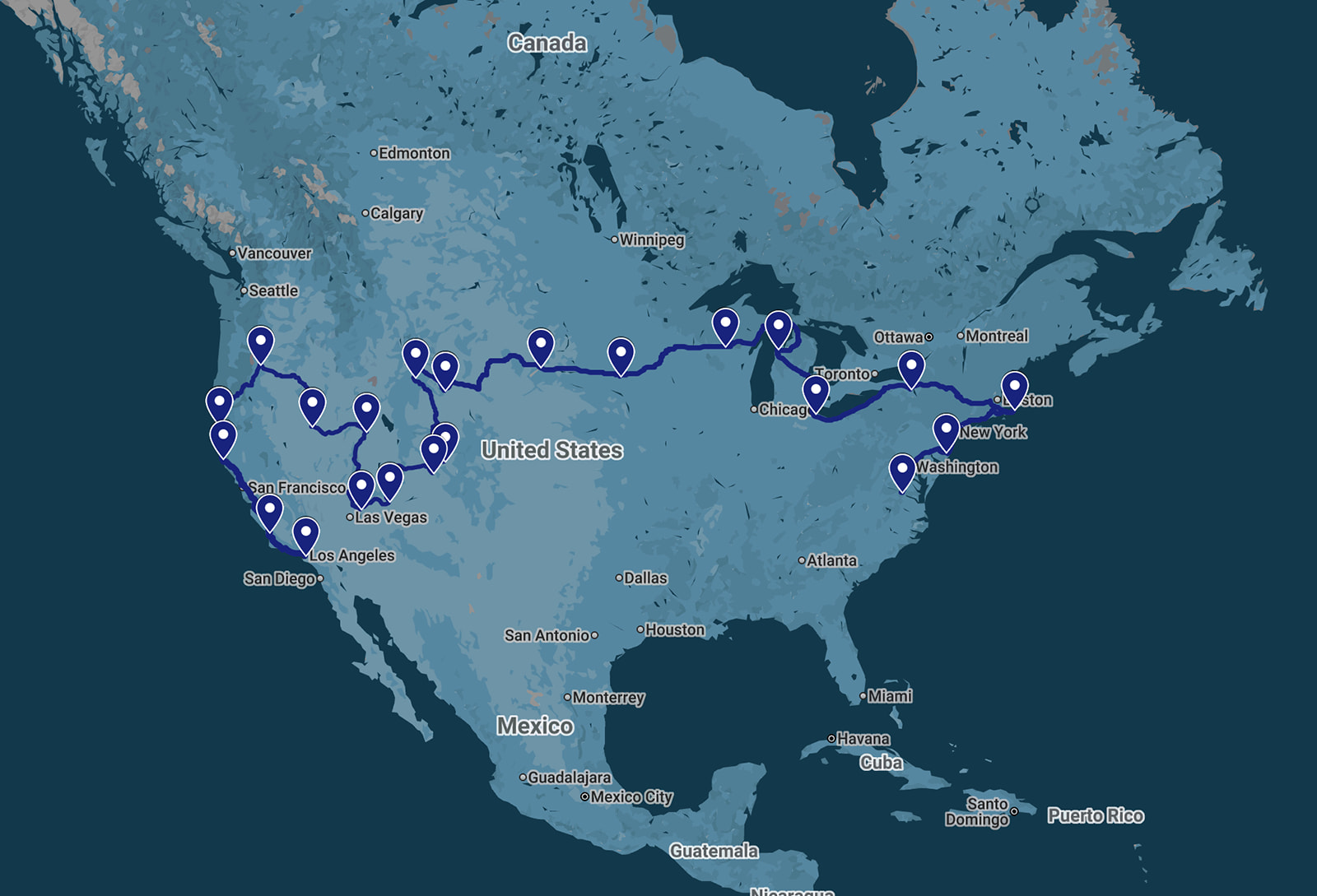 Behind-the-scenes photos from Jada and David's All About the Journey truck set across America