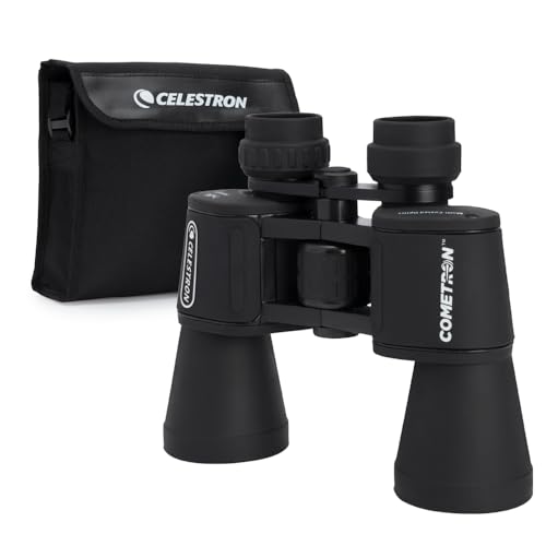 Celestron - Cometron 7x50 Astronomy Binoculars &amp;ndash; Entry-Level for Stargazing and Comet Watching &amp;ndash; Large 50mm Objective Lenses &amp;ndash; Wide 6.6&amp;deg; Field of View &amp;ndash; Multi-Coated Optics