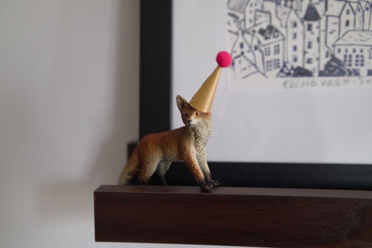 A photo of a fox miniature taken on a Sigma BF