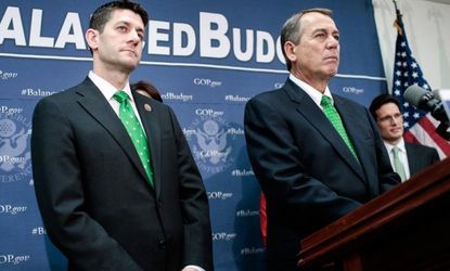 House Speaker John Boehner and Paul Ryan 