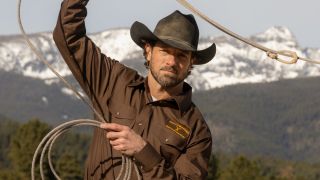Ryan swinging lasso in Yellowstone