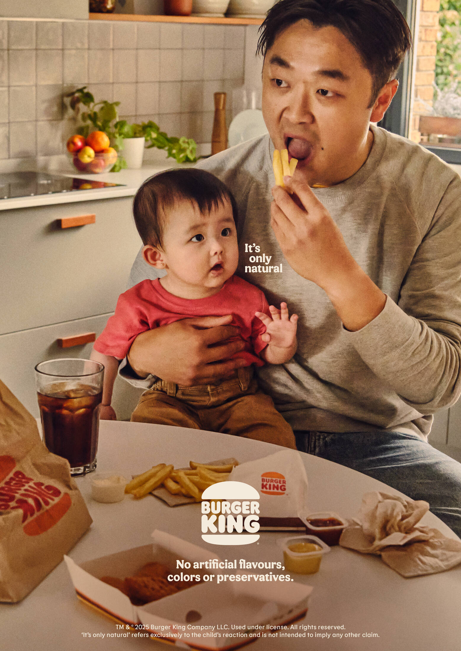 Burger King ads featuring babies hyptonised by Whoppers