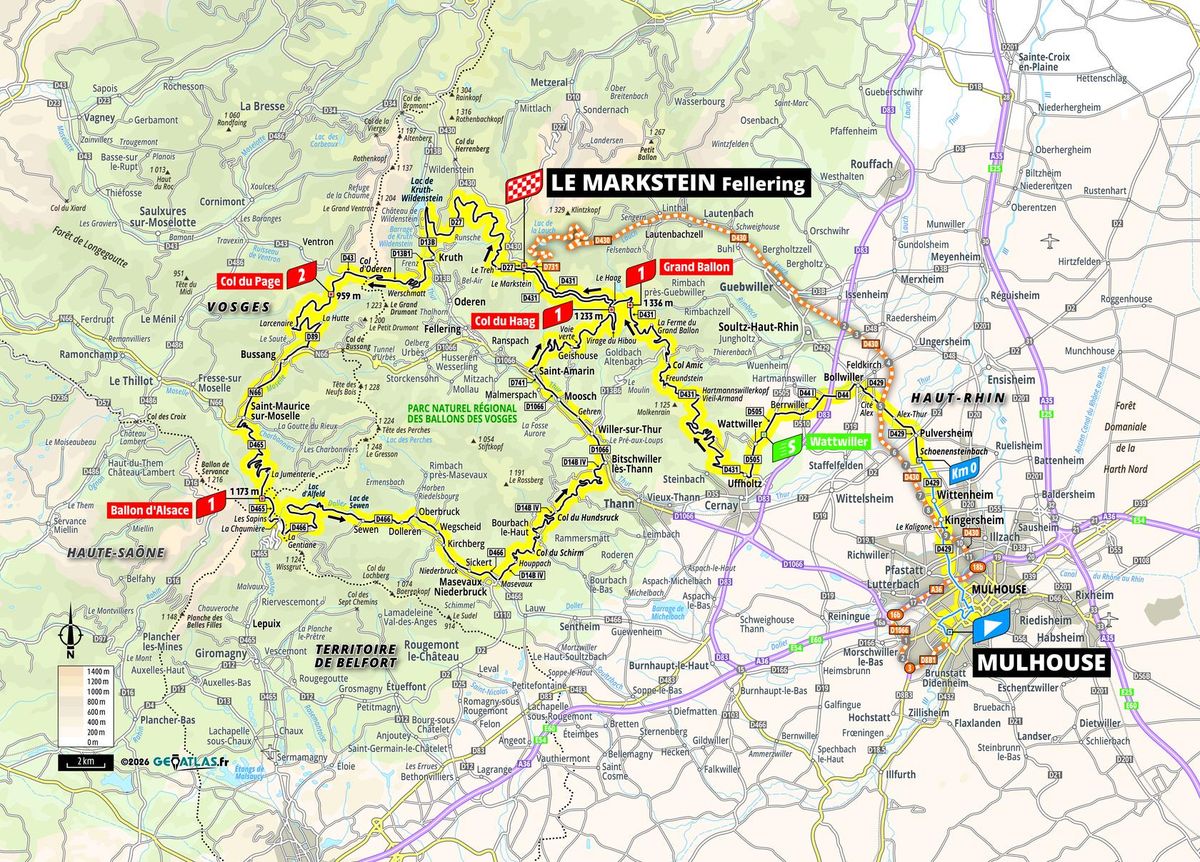 Route information for the 2026 Tour de France