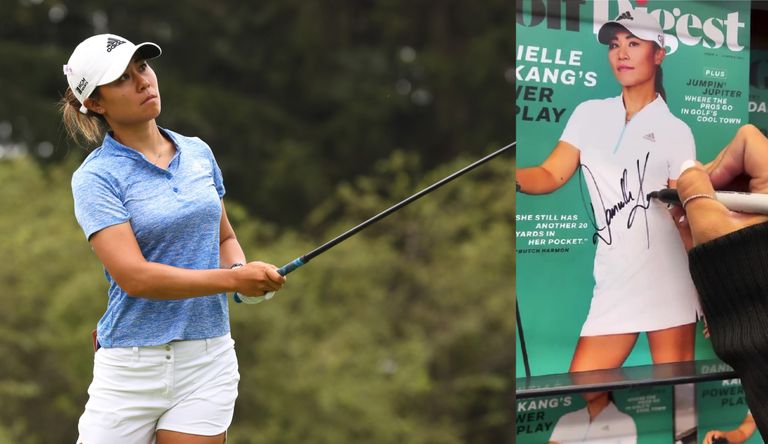 Danielle Kang Signs Magazine In Airport
