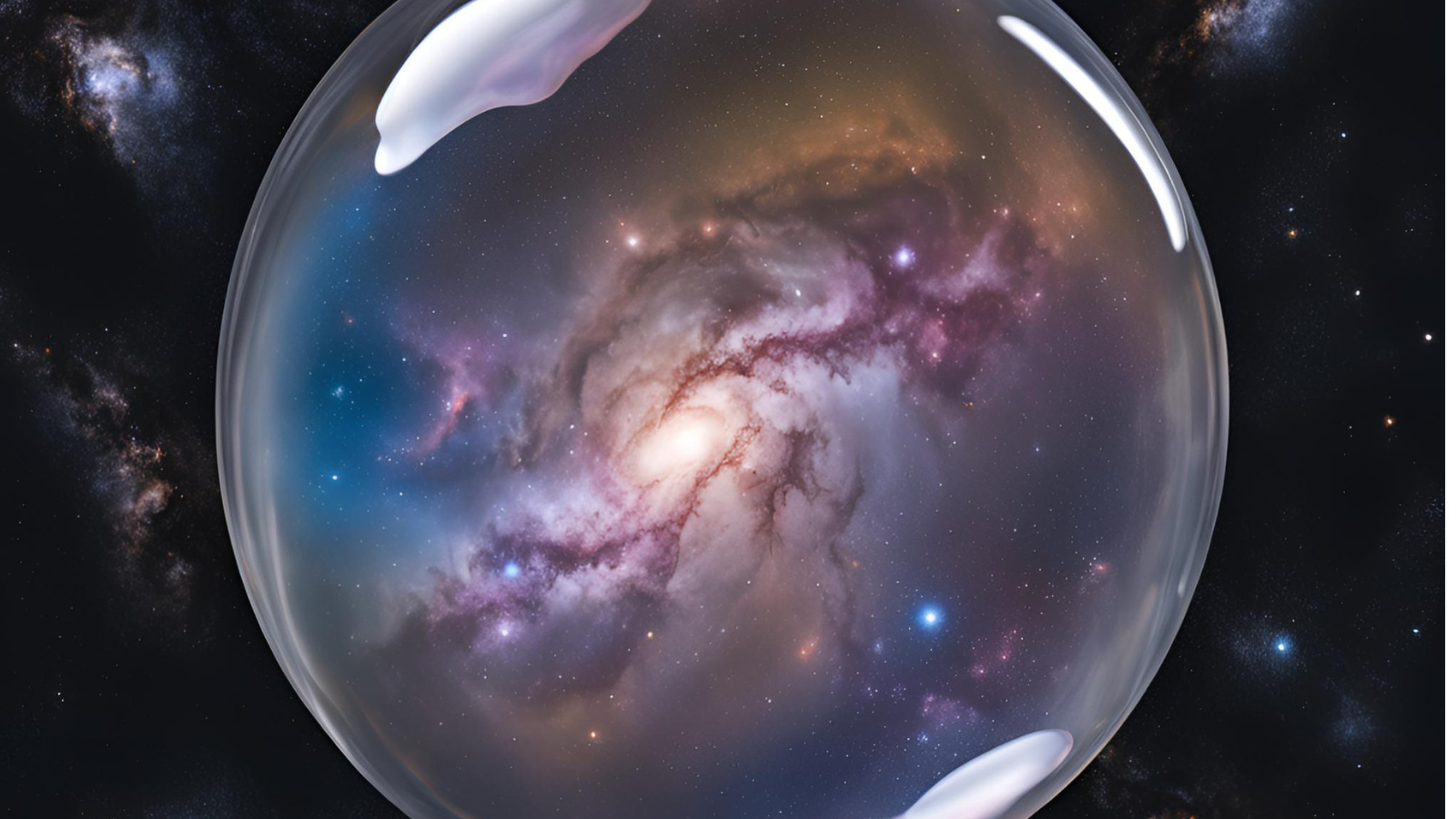 “大爆炸的声音”暗示地球可能坐在一个20亿光年宽的宇宙空無中 A galaxy sealed within a literal bubble