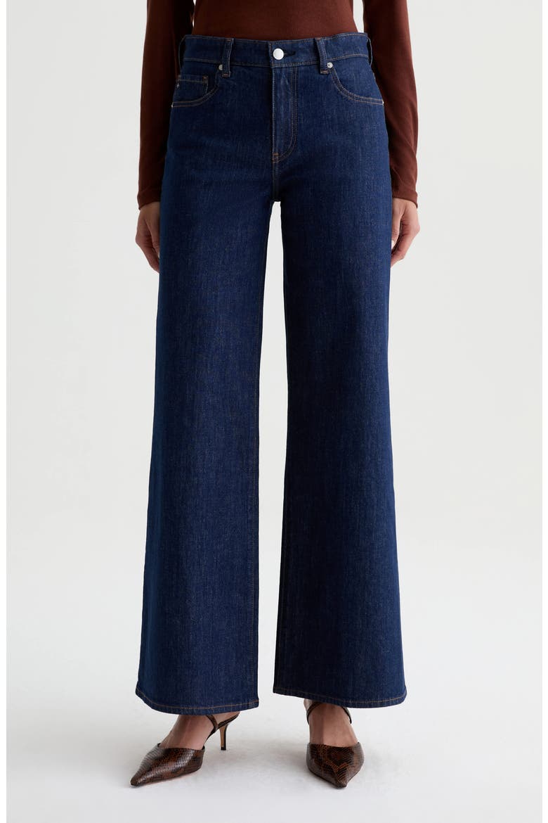 Saige Mid Rise Wide Leg Jeans