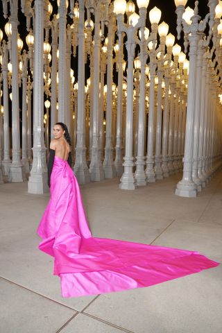 Kim Kardashian attends the 2023 LACMA Art+Film Gala, Presented By Gucci at Los Angeles County Museum of Art on November 04, 2023 in Los Angeles, California.