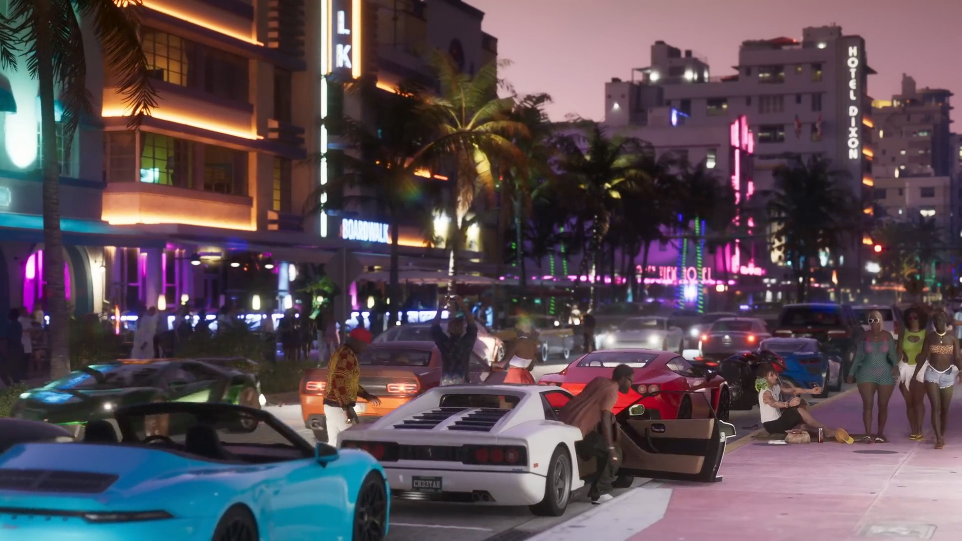 Cars parked up in GTA 6