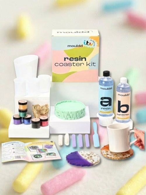 Mouldd Resin at Home Coaster Kit 