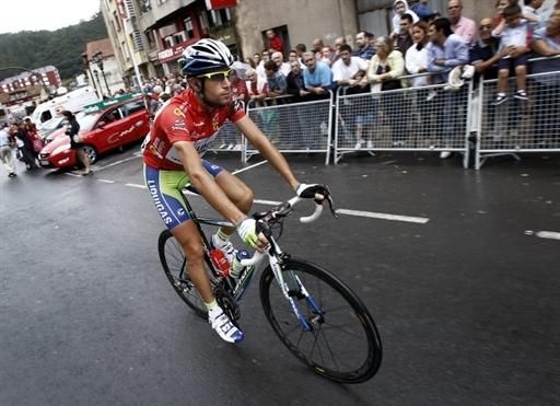 Race leader Vincenzo Nibali (Liquigas-Doimo)