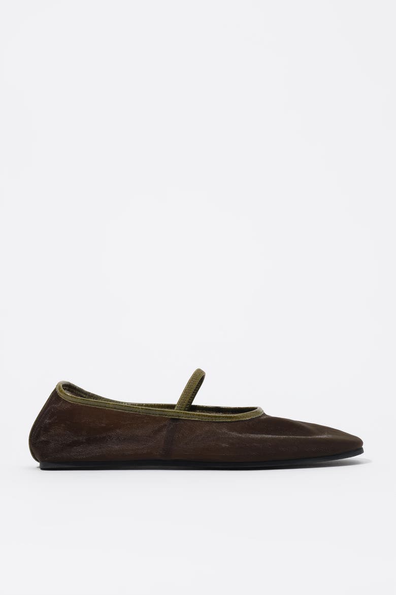 Mesh Ballerina Flats