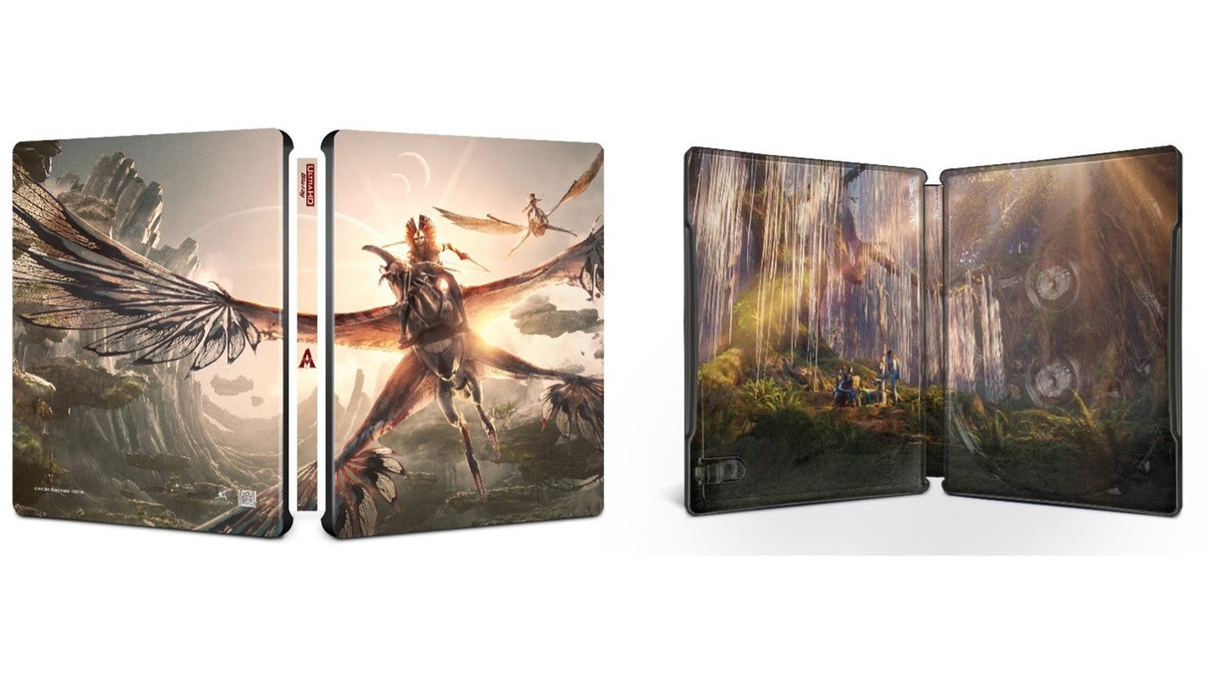 4K Steelbook of Avatar Fire and Ash.